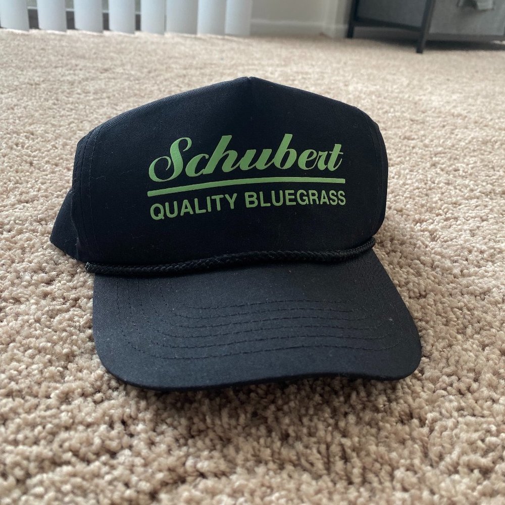 Custom Trucker Hat "Scubert Quality Bluegrass"